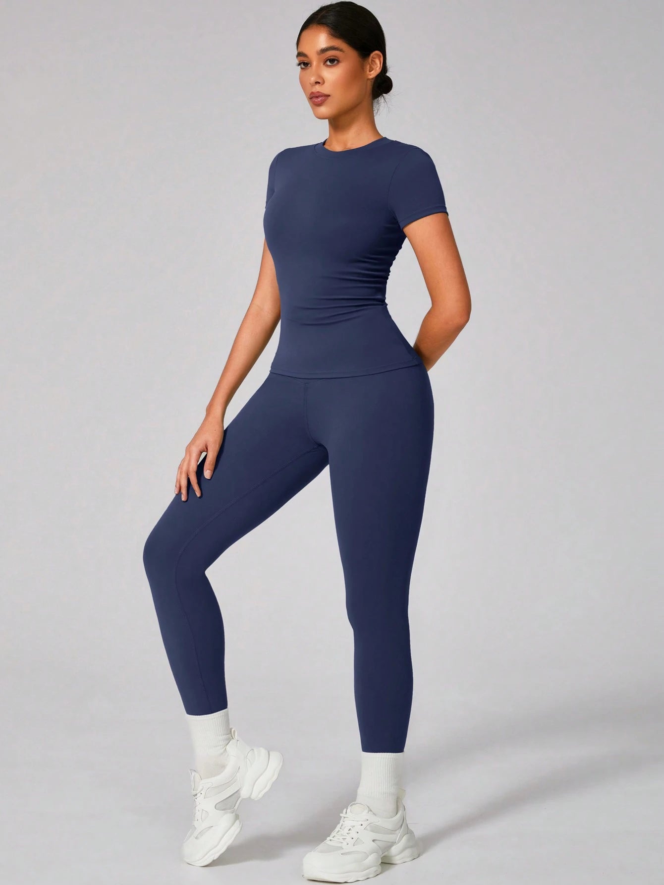 Soft Moisture Wicking Crew Neck Short Sleeve
