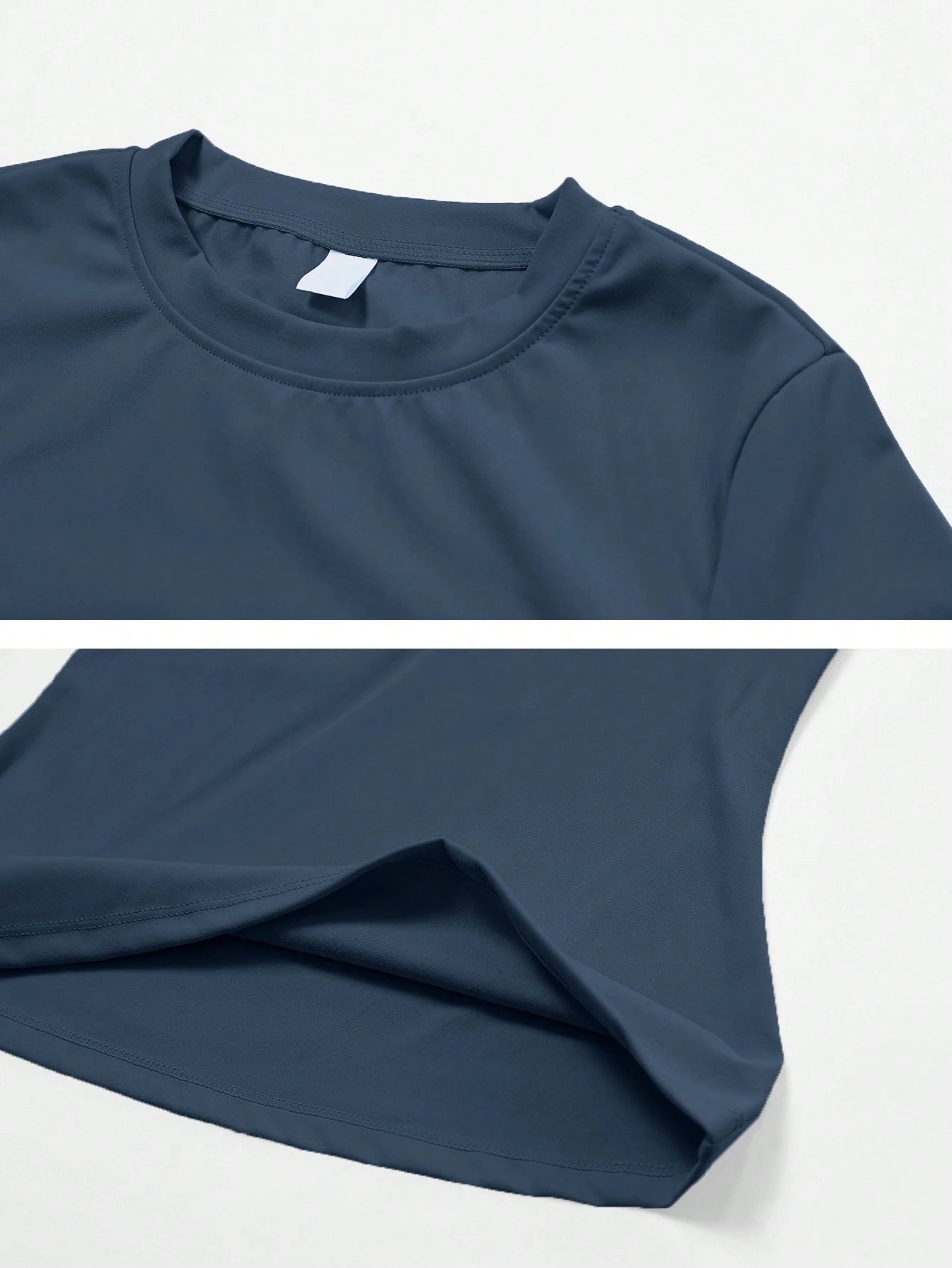 Soft Moisture Wicking Crew Neck Short Sleeve