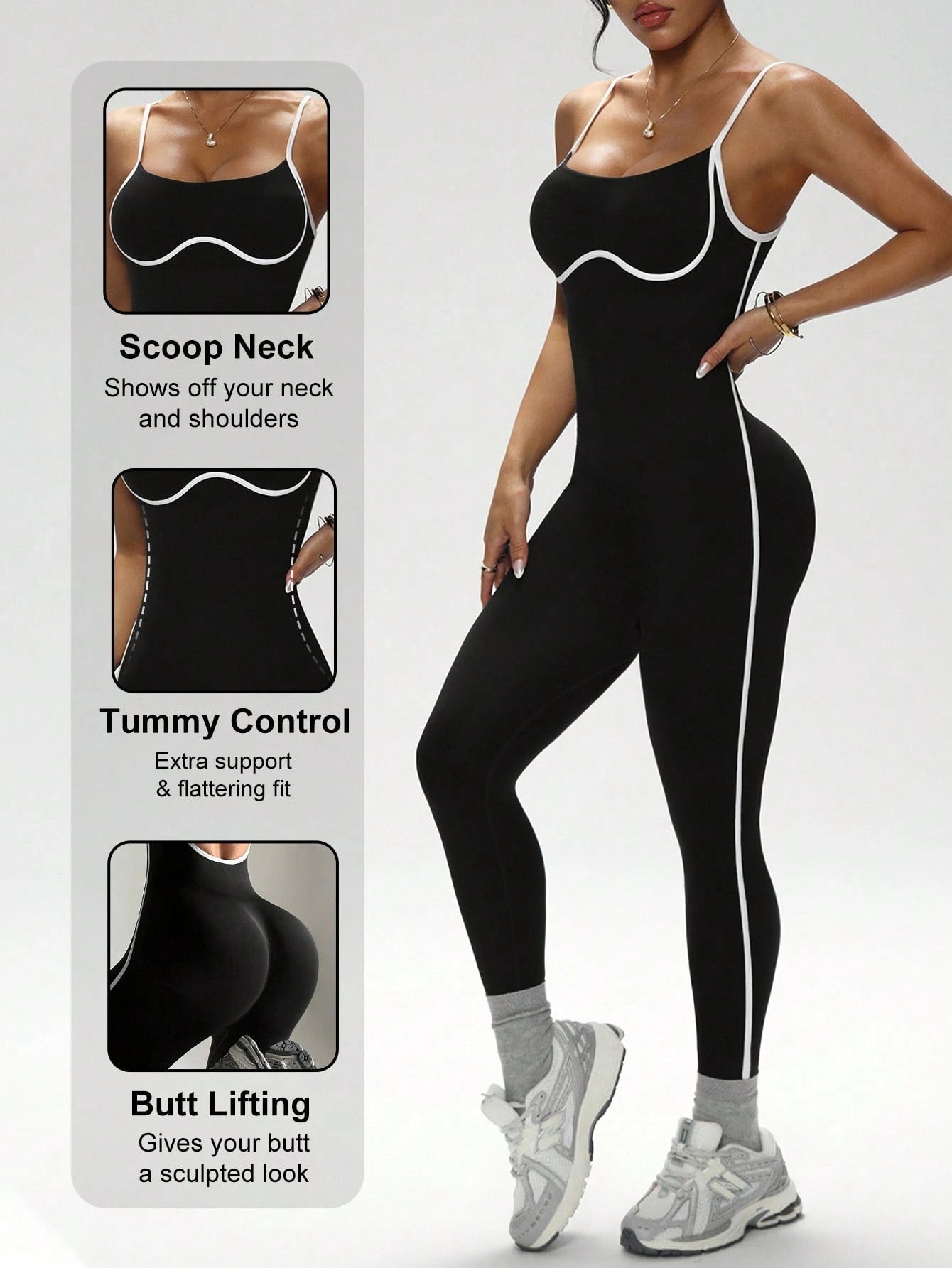 Sport Studio Women's Backless Strap Jumpsuit