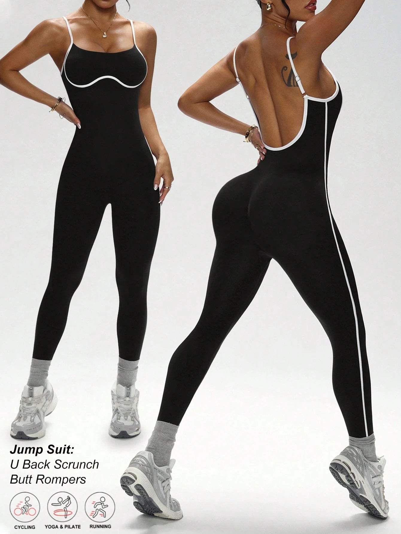 Sport Studio Women's Backless Strap Jumpsuit