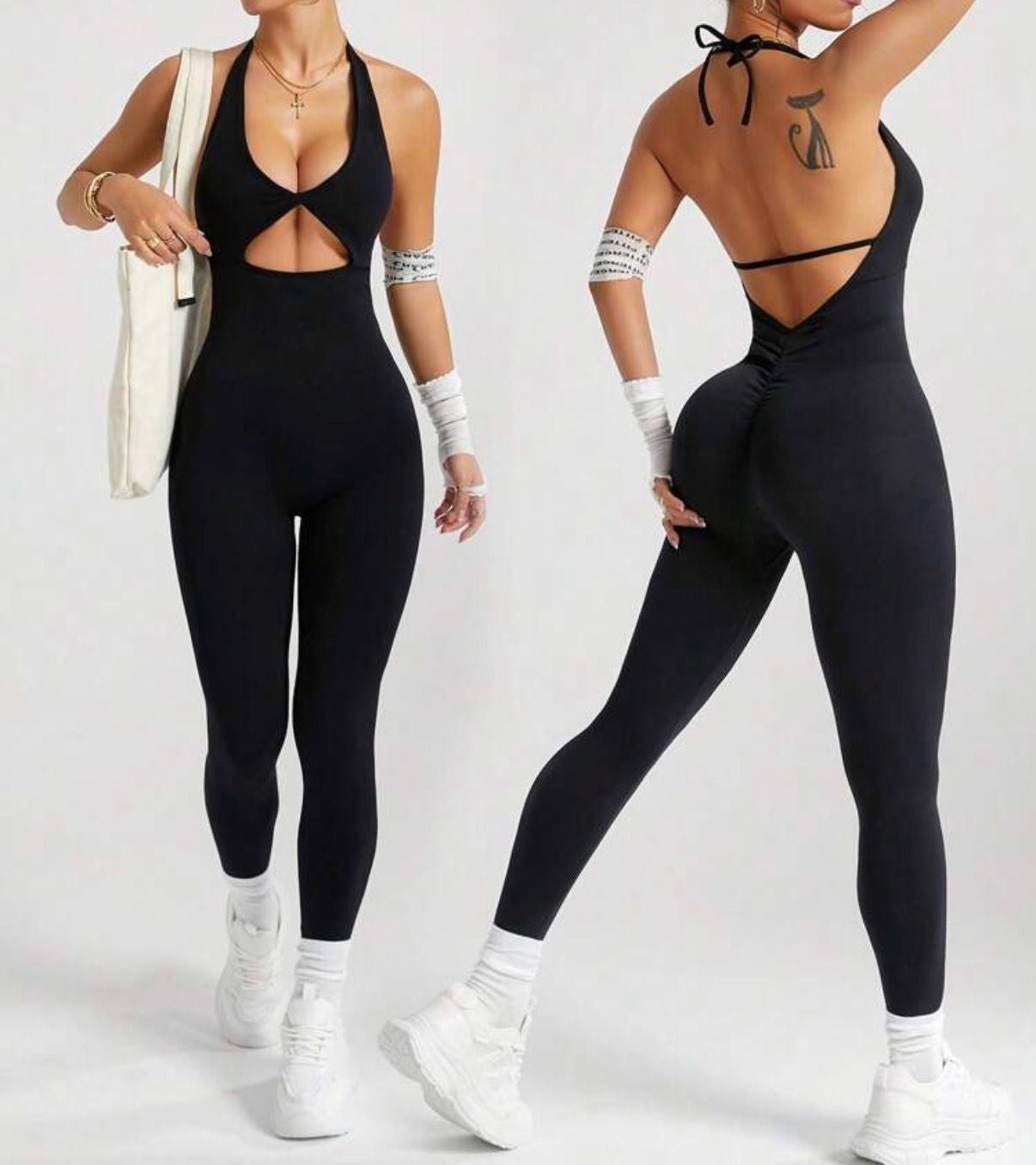 Slayoga/Workout Seamless High Elasticity Camisole Sports Romper With Lifting Butt Design