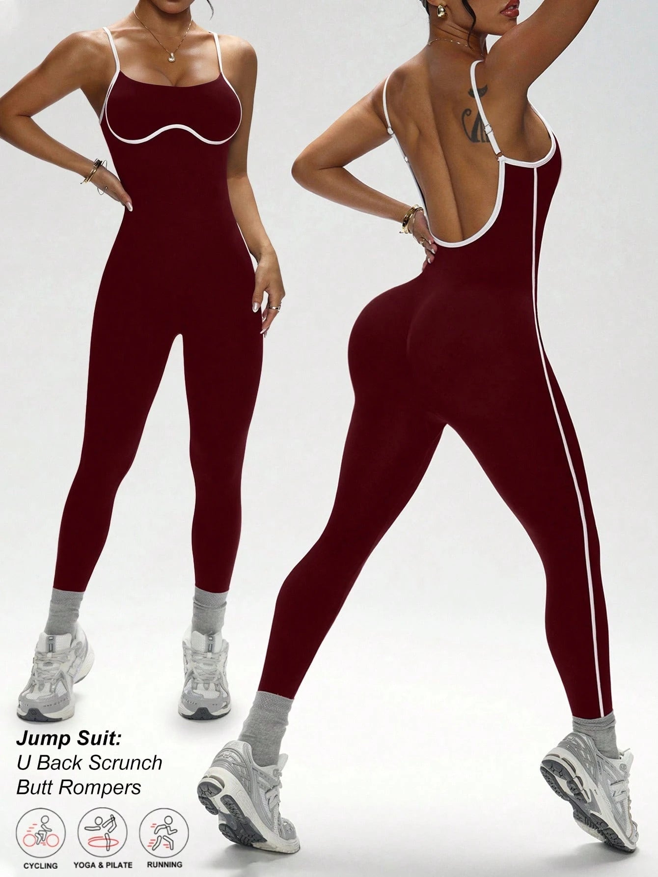 Sport Studio Women's Backless Strap Jumpsuit