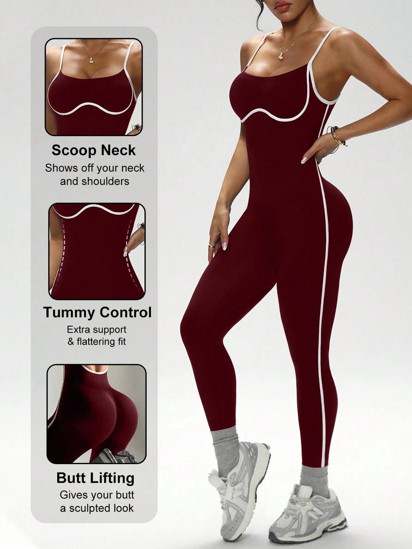 Sport Studio Women's Backless Strap Jumpsuit