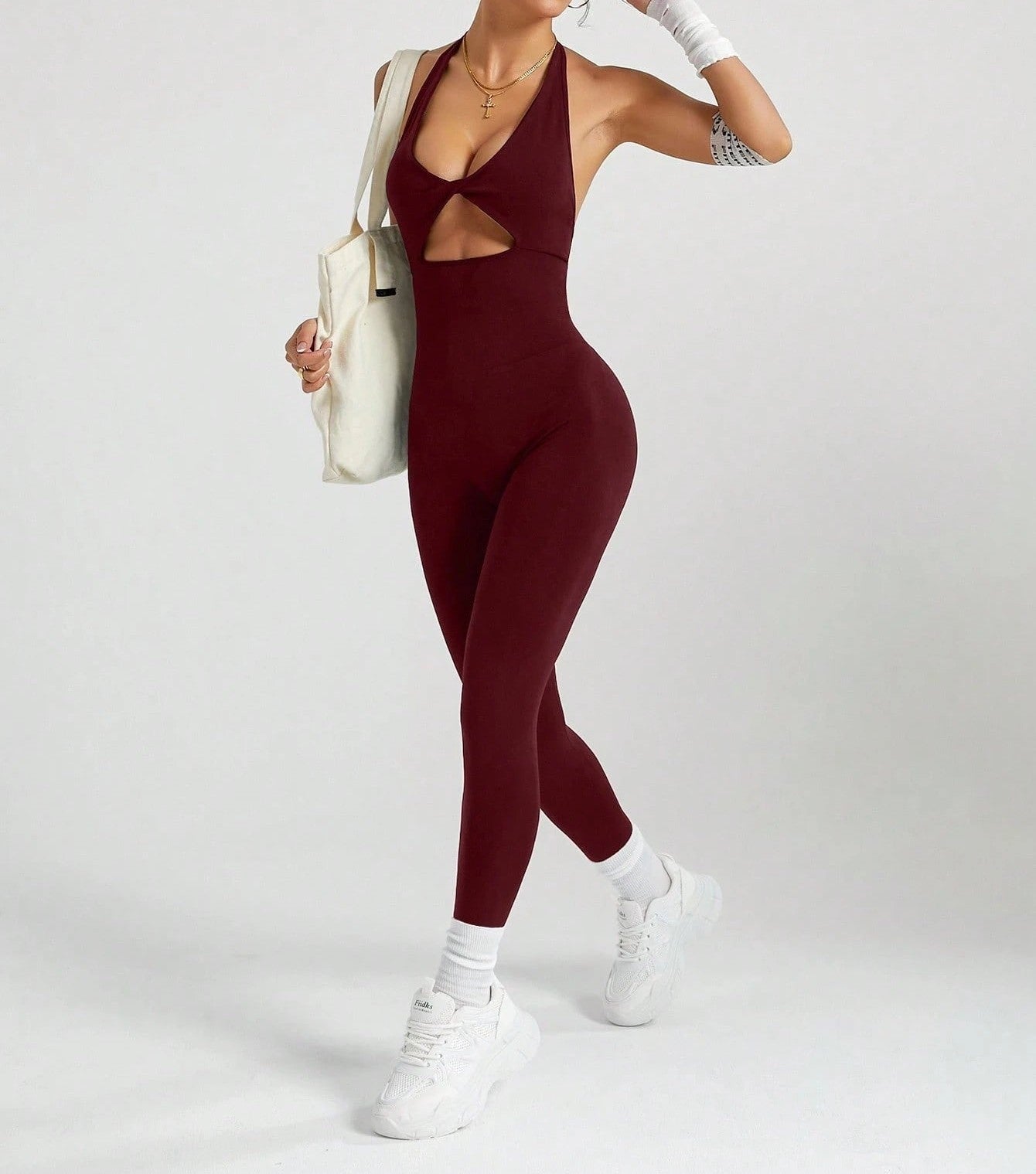 Slayoga/Workout Seamless High Elasticity Camisole Sports Romper With Lifting Butt Design