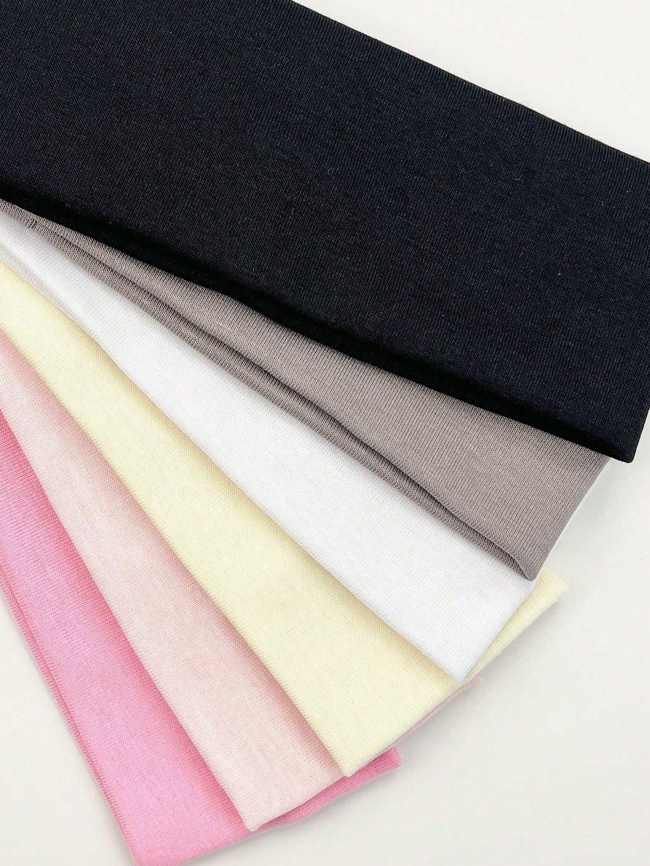 6pcs/Set Women's Multicolor Fabric Hairbands, Fashionable And Versatile, Suitable For Daily Wear Casual,Gym Headband Turban Headband Sweatband