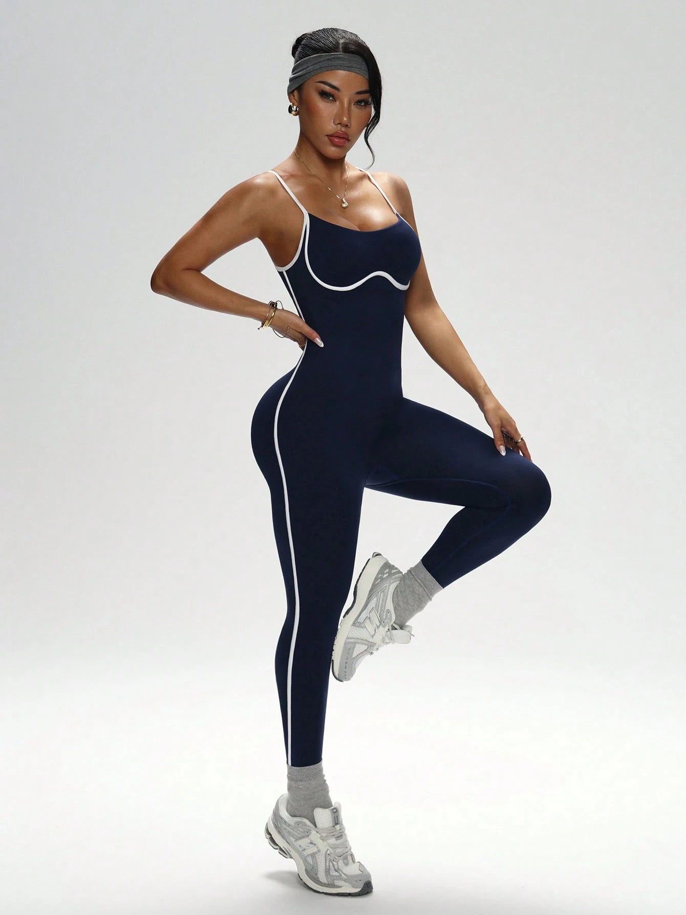 Sport Studio Women's Backless Strap Jumpsuit