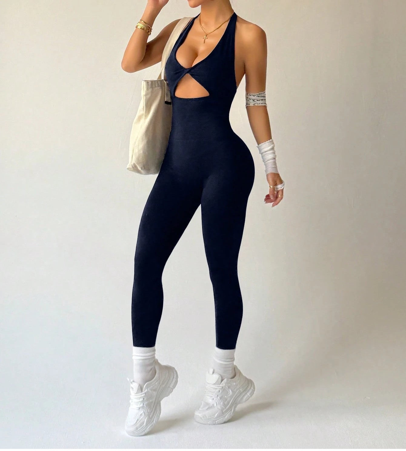 Slayoga/Workout Seamless High Elasticity Camisole Sports Romper With Lifting Butt Design