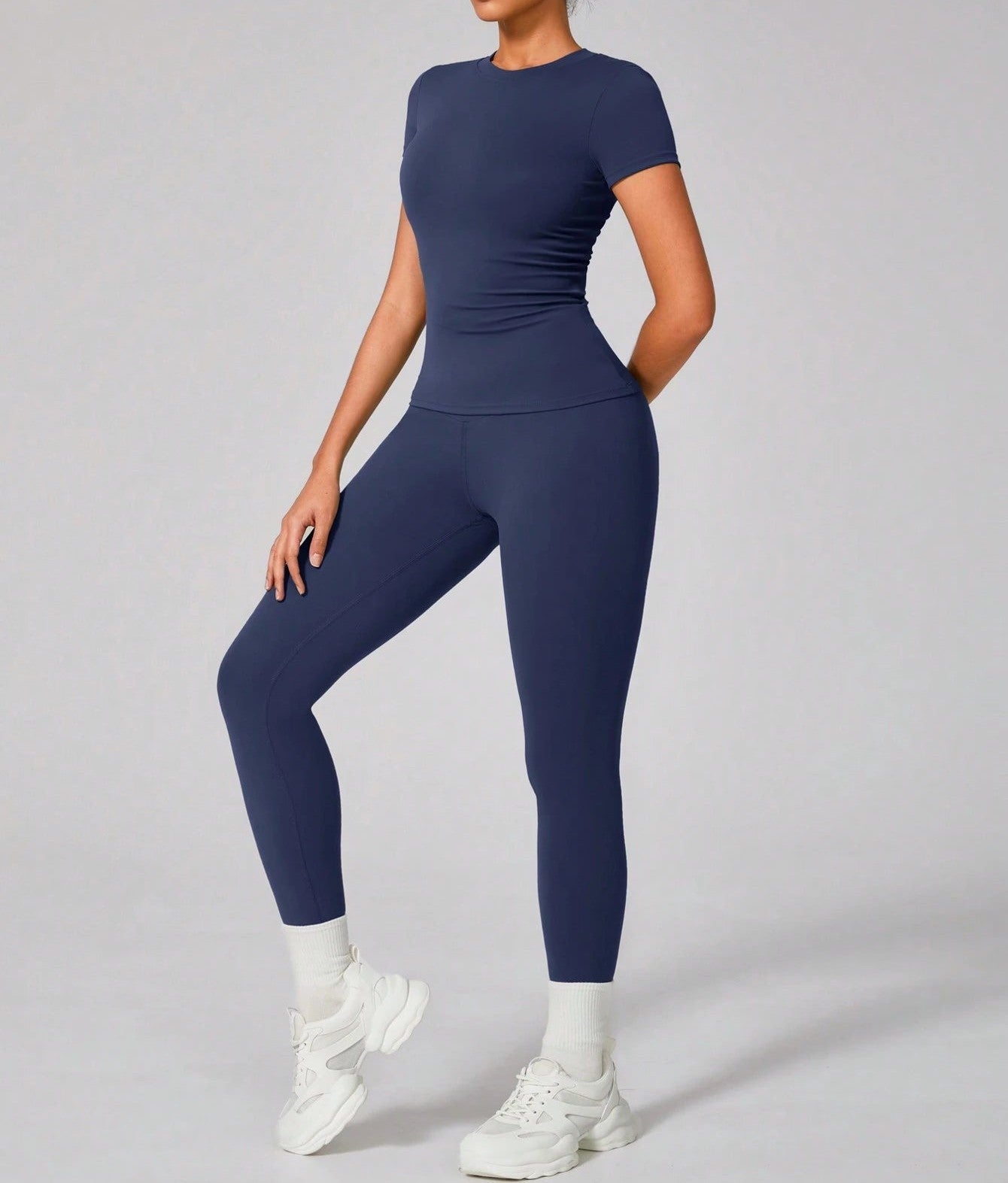 Soft Moisture Wicking Crew Neck Short Sleeve