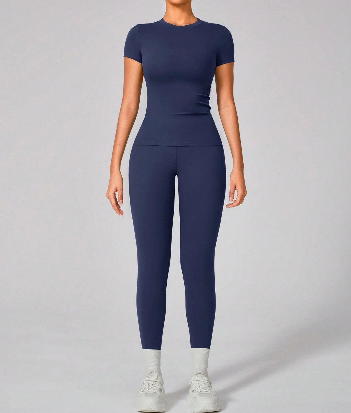 Soft Moisture Wicking Crew Neck Short Sleeve