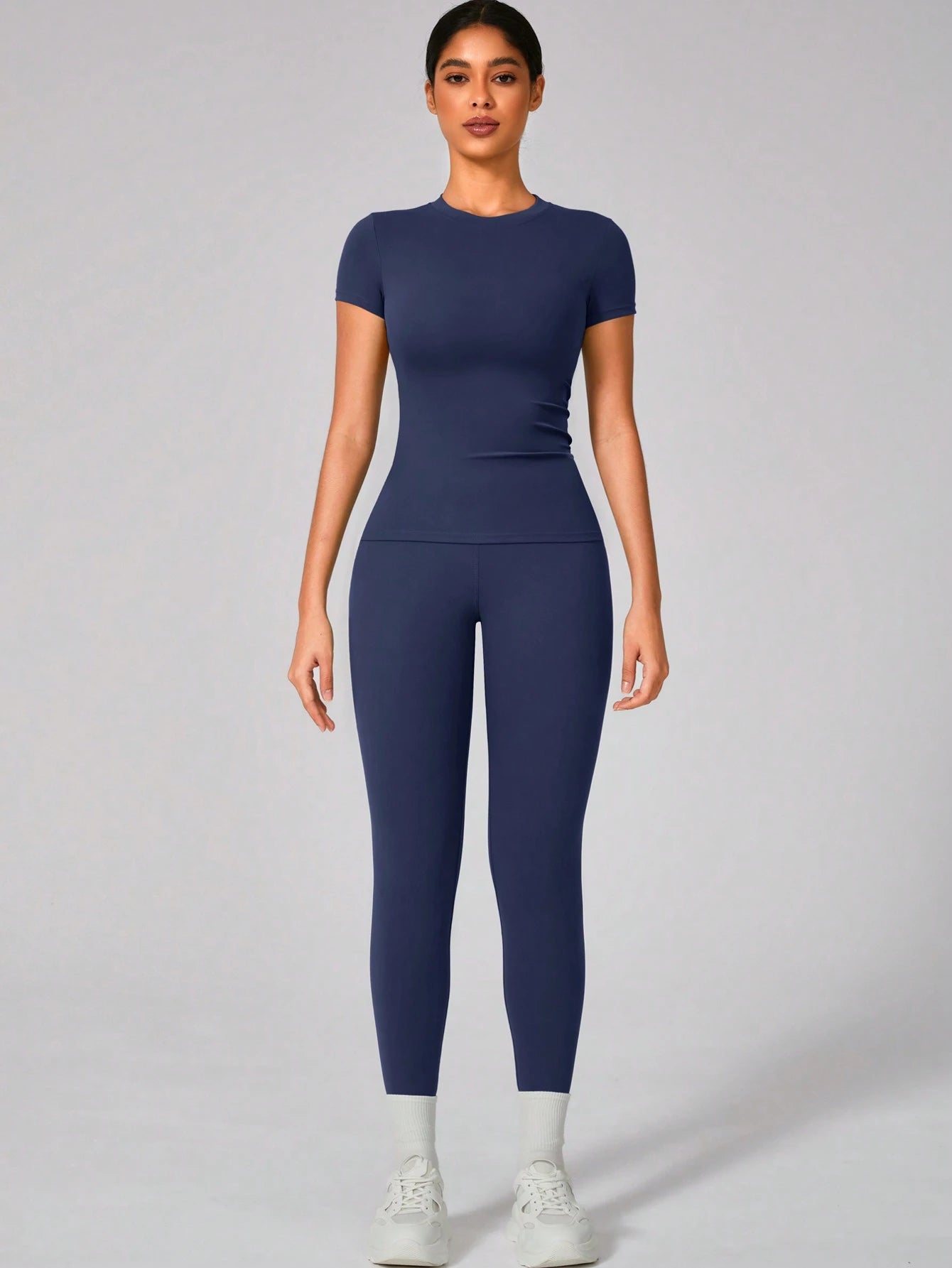 Soft Moisture Wicking Crew Neck Short Sleeve