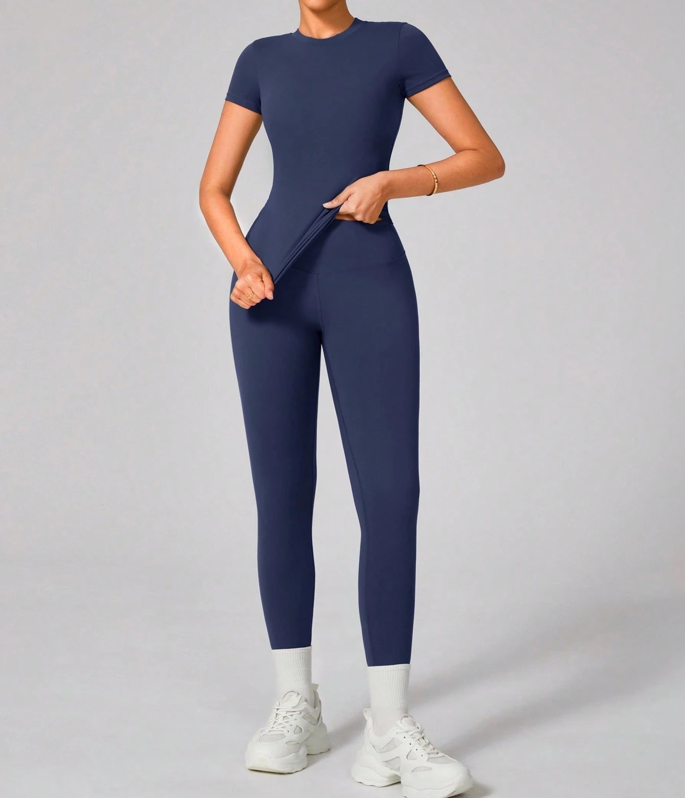 Soft Moisture Wicking Crew Neck Short Sleeve