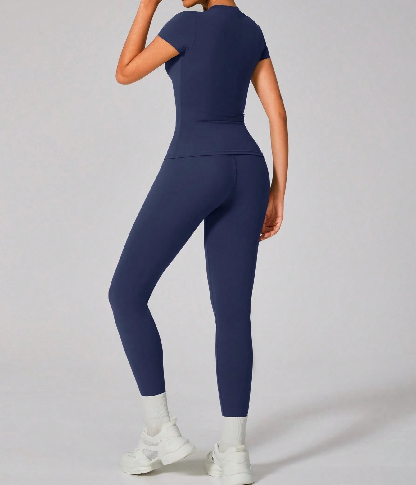 Soft Moisture Wicking Crew Neck Short Sleeve