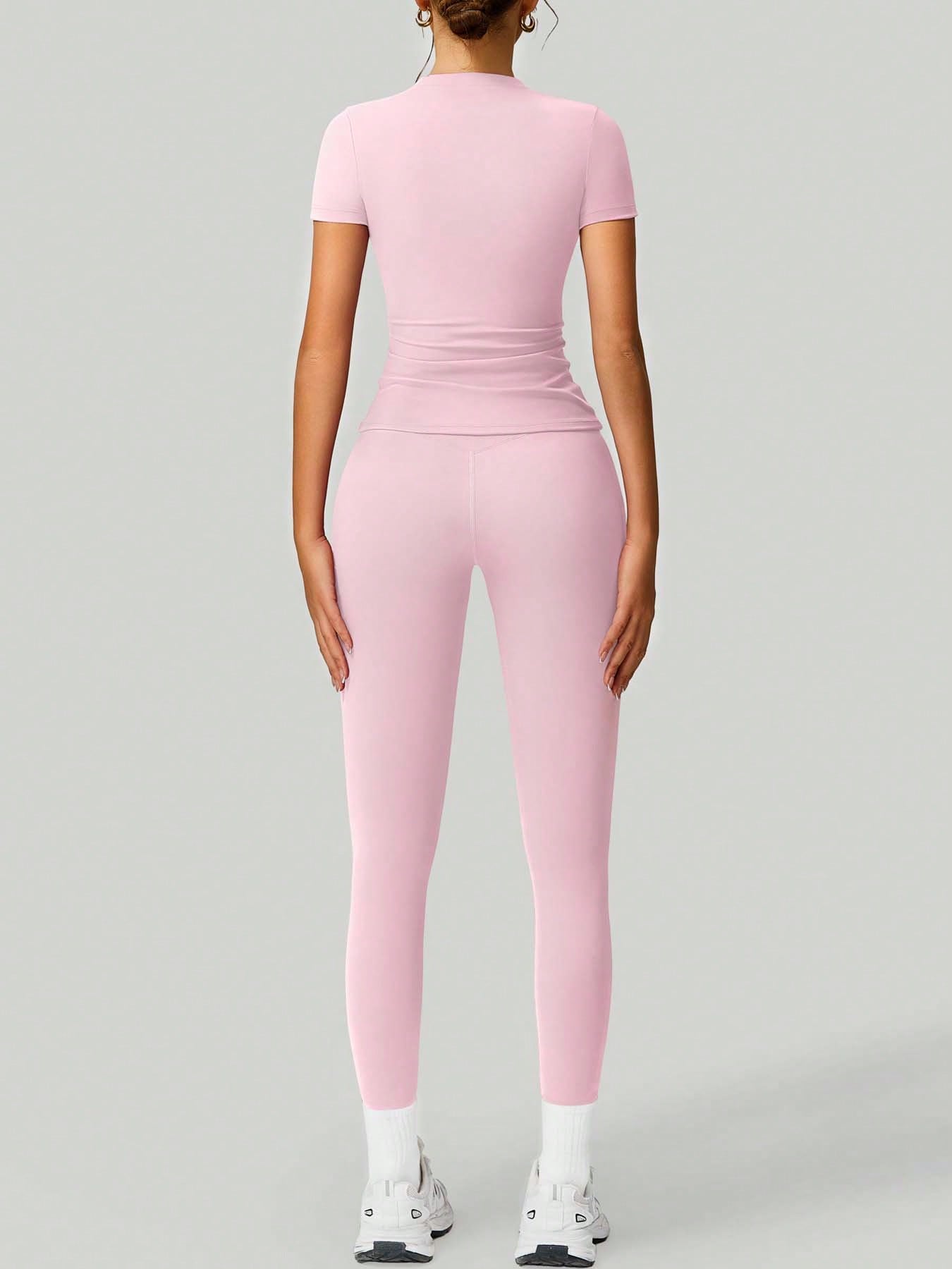 Soft Moisture Wicking Crew Neck Short Sleeve
