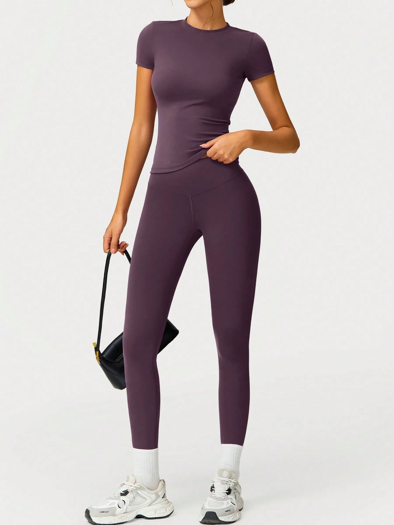 Soft Moisture Wicking Crew Neck Short Sleeve