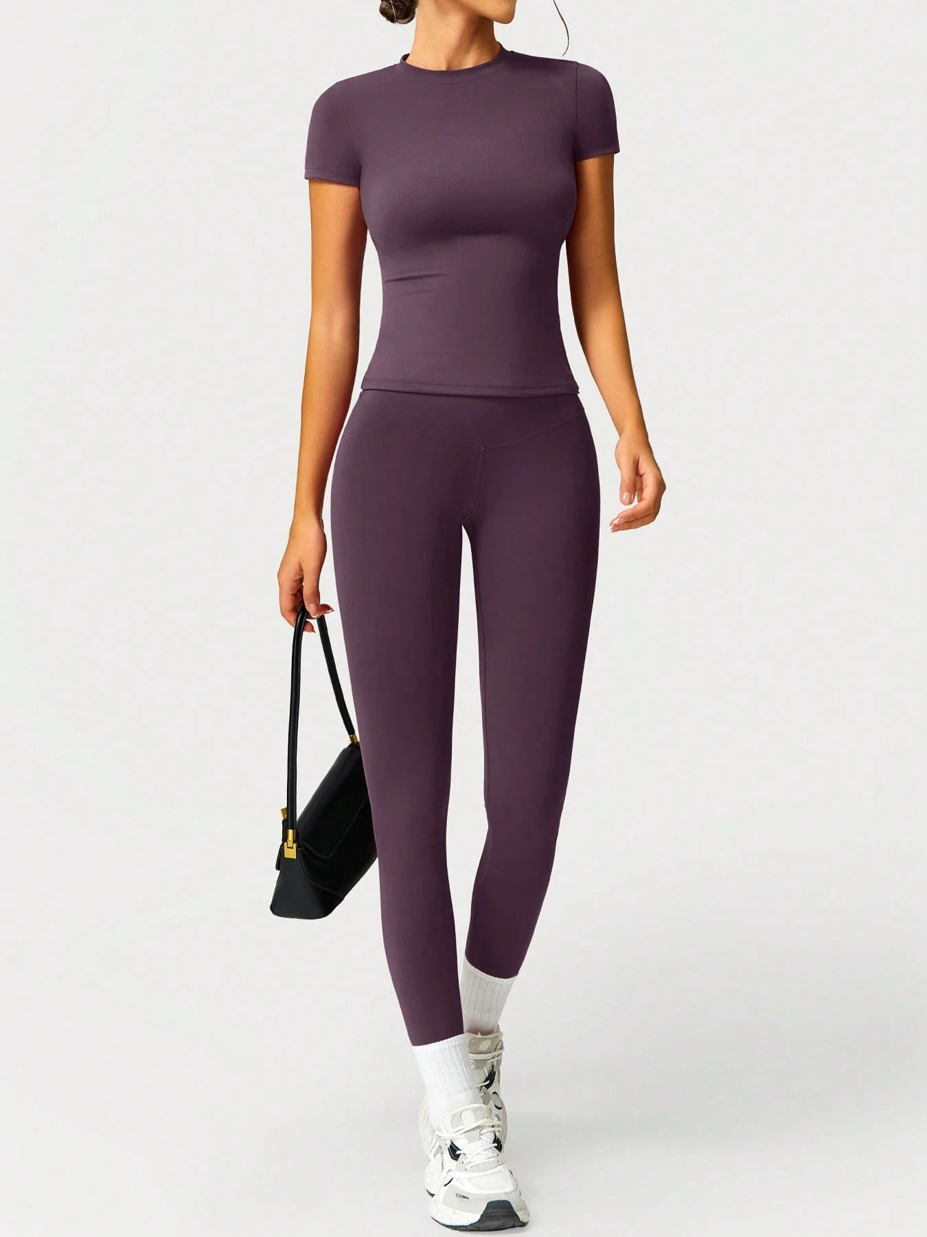 Soft Moisture Wicking Crew Neck Short Sleeve
