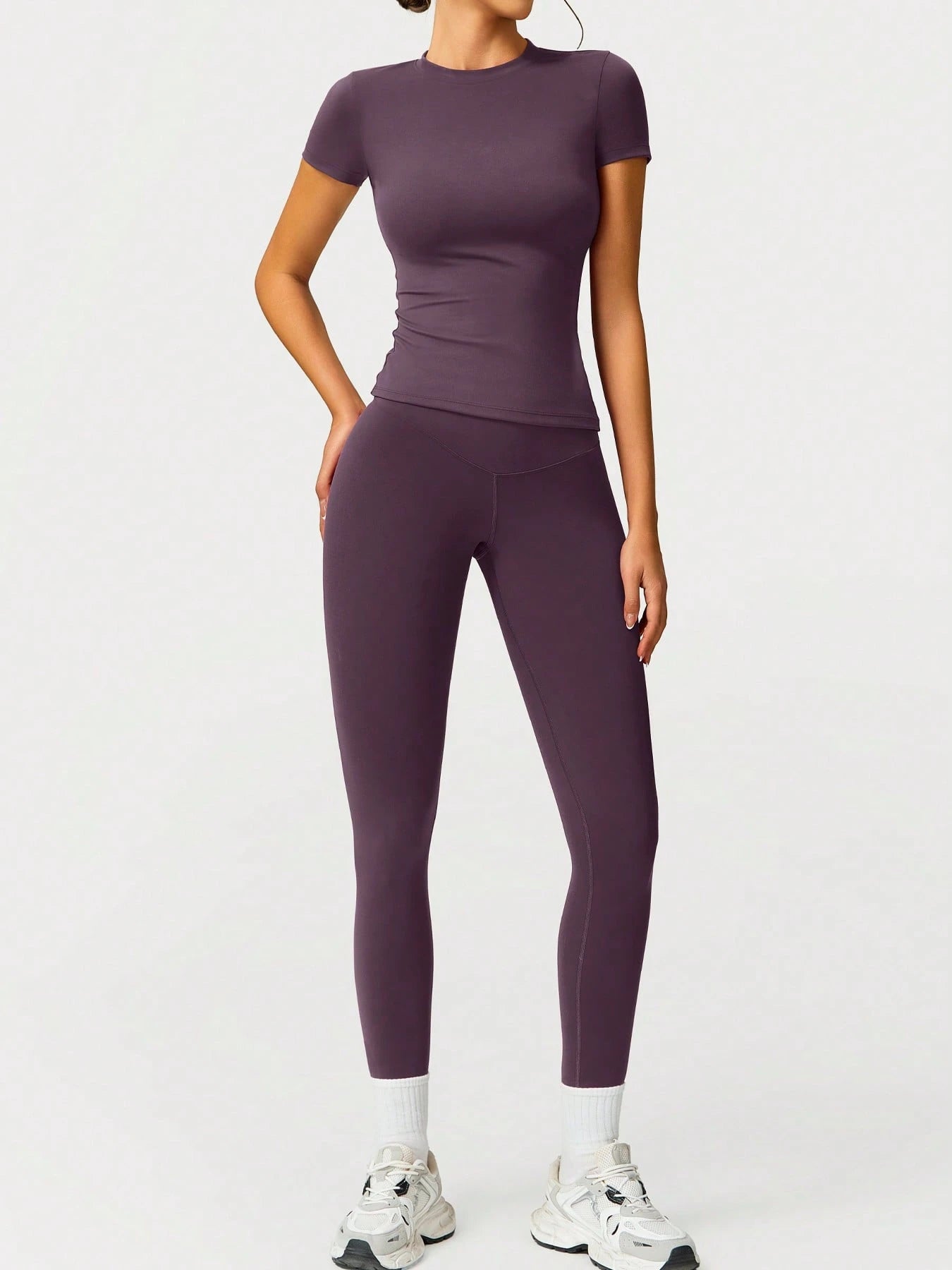 Soft Moisture Wicking Crew Neck Short Sleeve